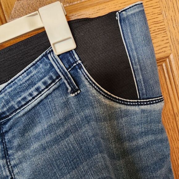 Isabel Maternity Medium Wash Maternity Inset Panel Jeggings Size 18 Jeans EUC - Picture 5 of 11